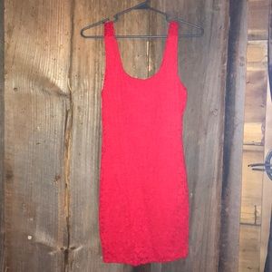Red Lace Dress